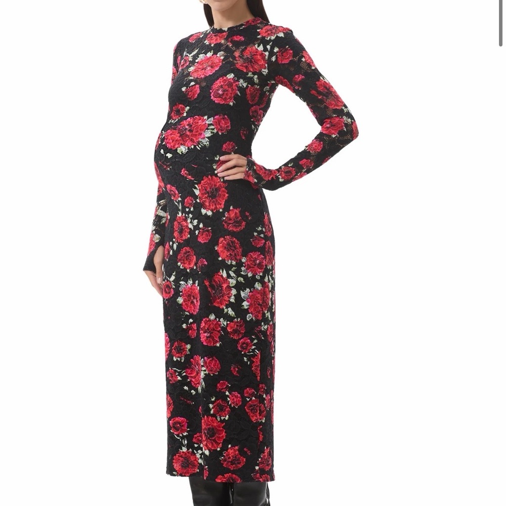 AFRM Ashland crochet flower dress - not maternity